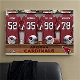 NFL Arizona Cardinals Personalized Locker Room Canvas - 24x36 - 10889-L