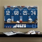 NFL Indianapolis Colts Personalized Locker Room Canvas- 16x24 - 10892-M
