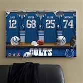 NFL Indianapolis Colts Personalized Locker Room Canvas- 24x36 - 10892-L