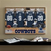 NFL Dallas Cowboys Personalized Locker Room Canvas- 16x24 - 10893-M