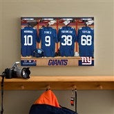 NFL New York Giants Personalized Locker Room Canvas- 12x18 - 10897-S