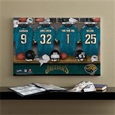 NFL Jacksonville Jaguars Personalized Locker Room Canvas- 16x24 - 10898-M