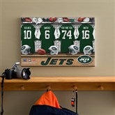 NFL New York Jets Personalized Locker Room Canvas- 12x18 - 10899-S