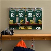 NFL Green Bay Packers Personalized Locker Room Canvas- 12x18 - 10901-S