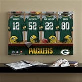 NFL Green Bay Packers Personalized Locker Room Canvas- 16x24 - 10901-M