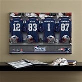NFL New England Patriots Personalized Locker Room Canvas- 16x24 - 10907-M