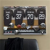 NFL Oakland Raiders Personlized Locker Room Canvas- 24x36 - 10908-L