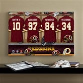 NFL Washington Redskins Personalized Locker Room Canvas- 24x36 - 10911-L