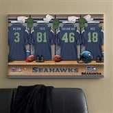 NFL Seattle Seahawks Personalized Locker Room Canvas- 24x36 - 10913-L