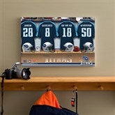 NFL Tennessee Titans Personalized Locker Room Canvas- 12x18 - 10916-S