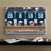NFL Tennessee Titans Personalized Locker Room Canvas- 16x24 - 10916-M