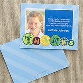 Party Patterns Personalized Photo Thank You Cards - 10926-P
