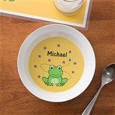 Adorable Frog Personalized Melamine Bowl - 10942D-B
