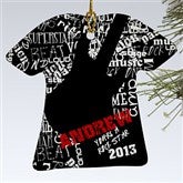 Rock On!© Personalized T-Shirt Ornament - 10968
