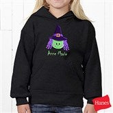 Lil' Witch Youth Black Hooded Sweatshirt - 11028YS