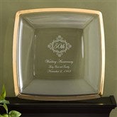 Anniversary Personalized Keepsake Platter in Gold - 11032-G