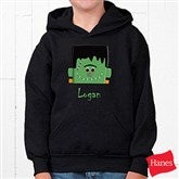 Freaky Frankie Youth Black Hooded Sweatshirt - 11096YS