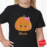 Miss Pumpkin Youth Black T-Shirt - 11097YT