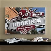 Alabama Crimson Tide Collegiate Personalized Pub Sign Canvas- 16x24 - 11167-M