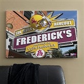 Arizona State Sun Devils Collegiate Personalized Pub Sign Canvas- 24x36 - 11169-L
