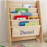 Little Readers Personalized Sling Bookcase - Natural - 11174D-N