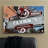 Texas A&M Aggies Collegiate Personalized Pub Sign Canvas- 24x36 - 11206-L
