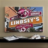 Virginia Tech Hokies Collegiate Personalized Pub Sign Canvas- 16x24 - 11208-M