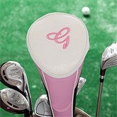 Performance Pink Golf Club Cover - Monogram - 11209-M