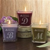 Corporate Logo Scented Spa Candle- Lavender & Linen - 11268-L
