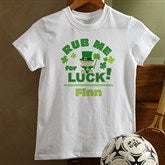 Rub Me for Luck! Personalized Character Youth T-Shirt - 11319T