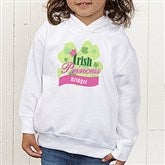 Little Irish Princess Toddler Hooded Sweatshirt - 11336-THS