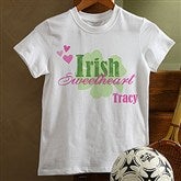 Irish Sweetheart! Personalized Youth T-Shirt - 11340-YT