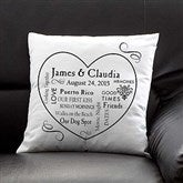 Our Life Together Personalized Keepsake Pillow - 11351