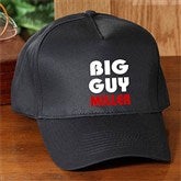 Big Guy Adult Black Baseball Cap - 11442AC