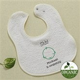 Shh....I'm Composting! Embroidered Organic Baby Bib - 11455-BB