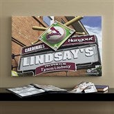 St. Louis Cardinals MLB Personalized Pub Sign Canvas - 16x24 - 11481-M