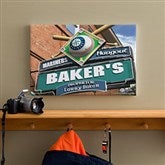 Seattle Mariners MLB Personalized Pub Sign Canvas - 12x18 - 11487-S