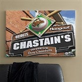 Baltimore Orioles MLB Personalized Pub Sign Canvas - 24x36 - 11492-L