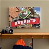 Pittsburgh Pirates MLB Personalized Pub Sign Canvas - 12x18 - 11495-S