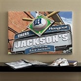 Detroit Tigers MLB Personalized Pub Sign Canvas - 16x24 - 11507-M