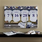 Milwaukee Brewers MLB Personalized Locker Room Canvas- 16x24 - 11533-M