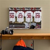 St. Louis Cardinals MLB Personalized Locker Room Canvas- 12x18 - 11549-S