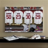 St. Louis Cardinals MLB Personalized Locker Room Canvas- 16x24 - 11549-M