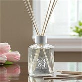 Floral Monogram Personalized Aromatic Reed Diffuser - 11550