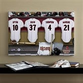Arizona Diamondbacks MLB Personalized Locker Room Canvas- 16x24 - 11553-M