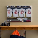 Cleveland Indians MLB Personalized Locker Room Canvas- 12x18 - 11566-S