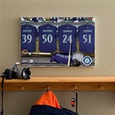 Seattle Mariners MLB Personalized Locker Room Canvas- 12x18 - 11567-S