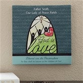 God is Love Personalized Canvas 12