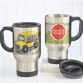 Bus Driver Character Personalized Travel Mug - 11585
