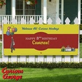 Curious George® Personalized Party Banner - 11588
